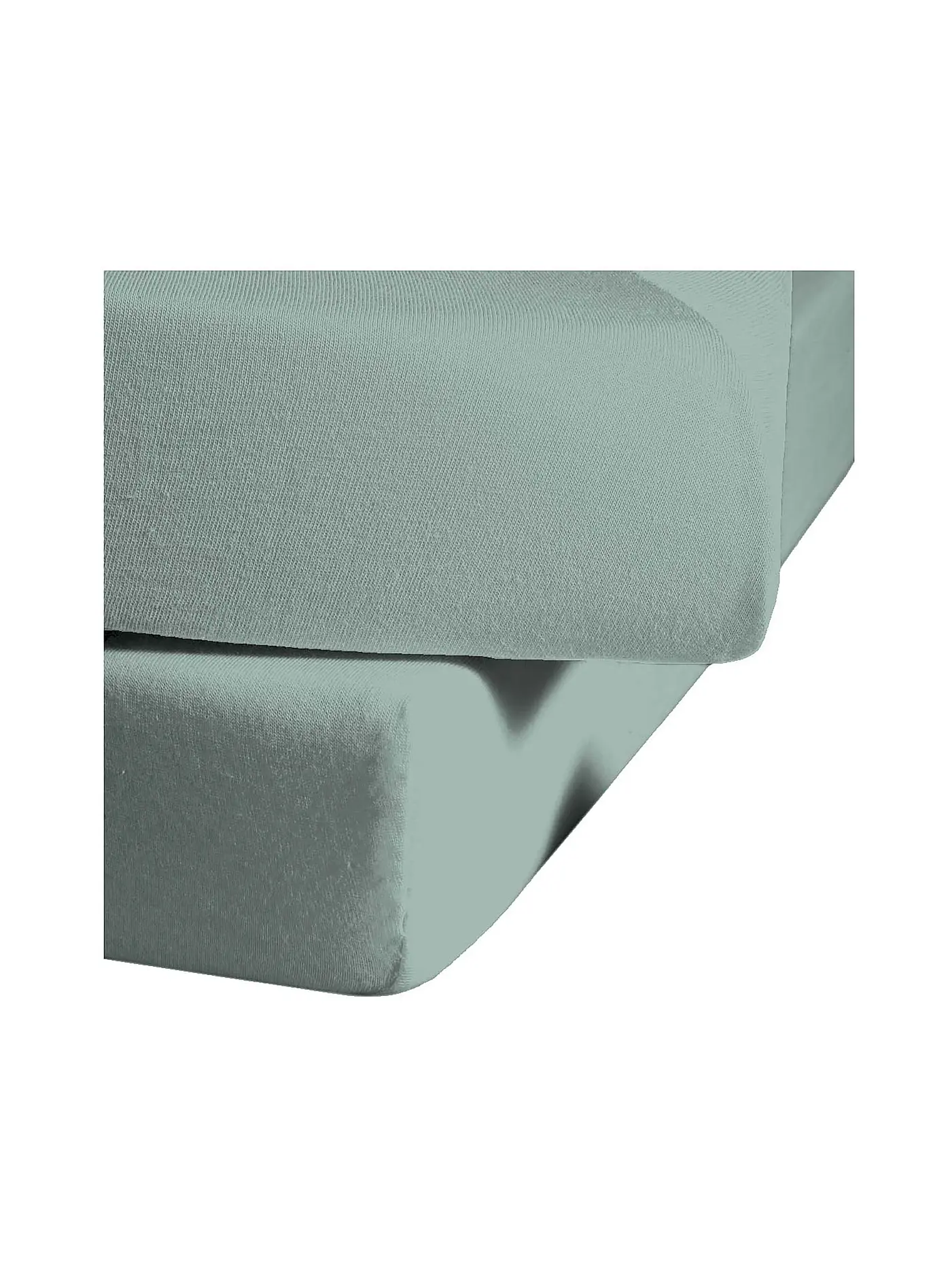 KAEPPEL | Flanell Spannleintuch 100x200cm Weiss | mint